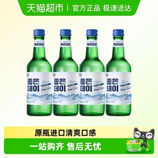 韩国进口好天好饮原味烧酒360ml 4瓶聚会聚餐小酌