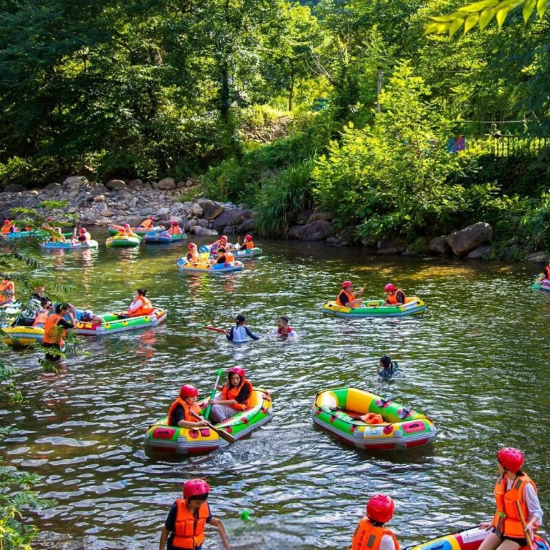 [笔架山大瀑布-笔架山青龙峡漂流]笔架山青龙峡漂流