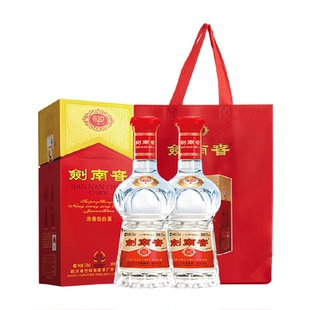 剑南春水晶剑52度白酒558ml*2瓶