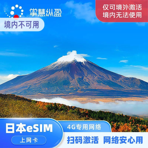 日本eSIM电话卡
