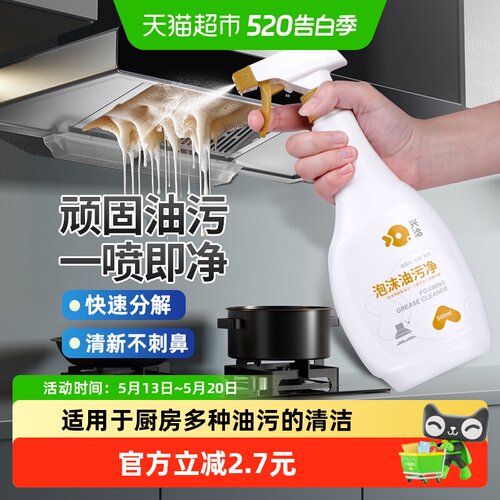 兴洽泡沫油污净500ml×1瓶