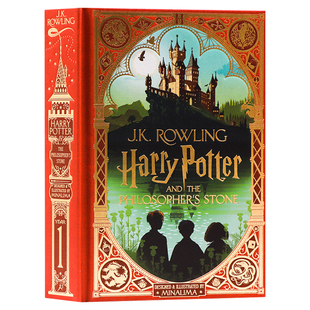 哈利波特与魔法石MinaLima版 彩绘手工立体书 英文原版 Harry Potter and the Philosopher's Stone 精装  JK罗林 英文版