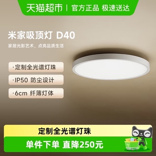 小米米家吸顶灯D40 灯具卧室灯书房灯小爱智能45W 家装