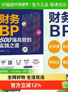 财务BP 500强高管的实践之道 冯月思500强企业财务分析实务成本核