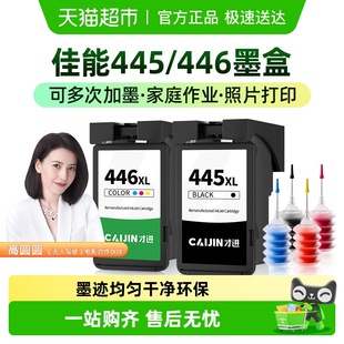 2540 MG2440 2940打印机MX494 iP2840 才进适用佳能PG445墨盒446