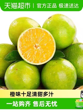 【精选】云南玉溪哀牢山冰糖橙时令现摘新鲜水果橙子绿皮橙顺丰