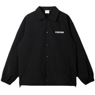 ICEREVERIE春秋季翻领防水百搭外套情侣男女休闲宽松基础教练夹克