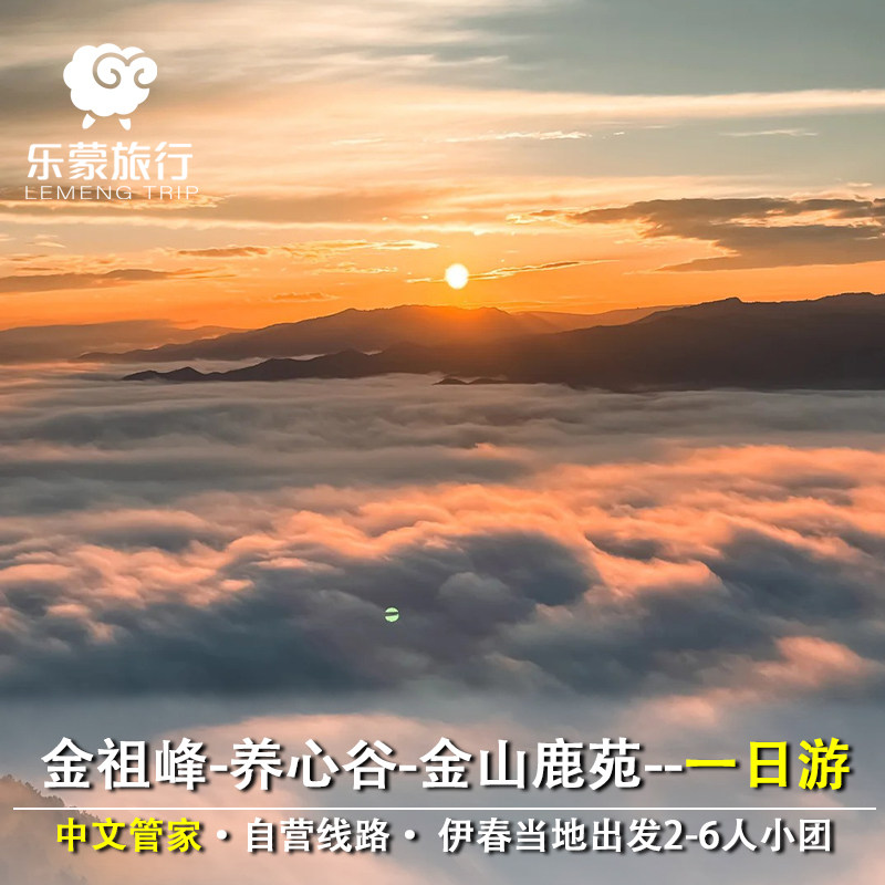 伊春一日游夜爬金祖峰-九峰山养心谷-金山鹿苑丨云海日出1-6人团