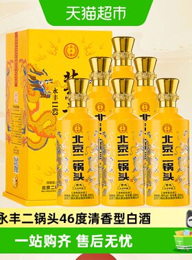 北京永丰1163黄龙大师二锅头六支