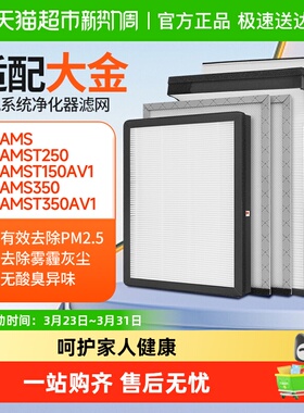 适配大金新风系统全热交换过滤网VAMST350AV1S250/150AV1除霾滤芯
