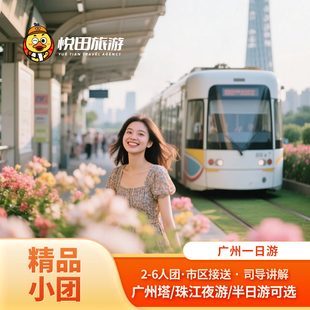 广州一日游2 广州塔包车旅游 6人纯玩小团司导讲解陈家祠珠江夜游