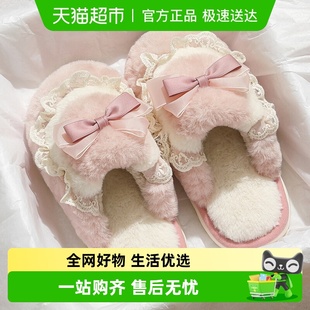 室内家居防滑毛毛绒月子拖鞋 2024新款 女冬天 女士秋冬季 FZT棉拖鞋