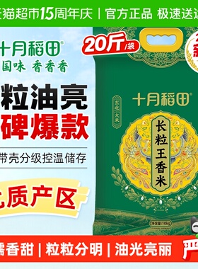 2025年新米十月稻田长粒王香米10kg东北大米