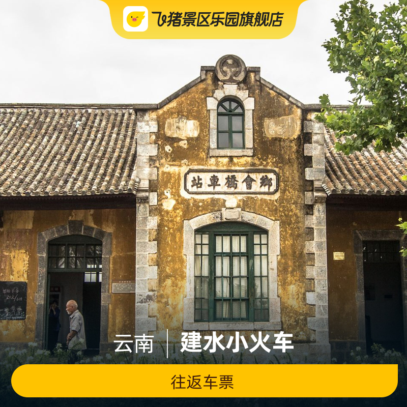 建水小火车往返票