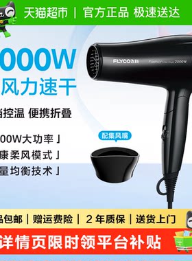 Flyco飞科2000W可折叠吹风机
