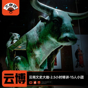 大咖说®云南省博物馆一日游 2.5小时深度讲解15人团昆明旅游