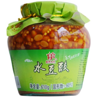 水豆豉开胃糊辣椒贵州豆鼓蘸水调料苗寨人家农家风味水豆食豆瓣酱