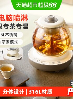 小熊迷你养生壶微孔隔渣归位续煮