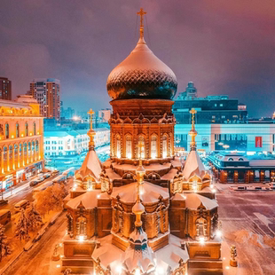 哈尔滨市游+冰雪大世界+亚布力阳光滑雪+冰雪画廊+雪乡纯玩小包团