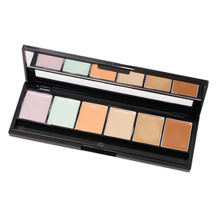 六色遮瑕盘化妆师专用zfc专业遮瑕膏遮盖斑点痘痘印黑眼圈红血丝