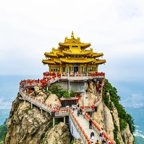 [老君山风景名胜区-大门票+双索往返+洛阳往返直通车]老君山风景名胜区 大门票+双索