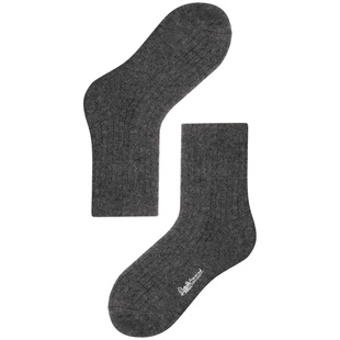 良朴袜子男羊毛袜男款中筒袜加绒保暖袜四季纯色男袜冬季男士长袜