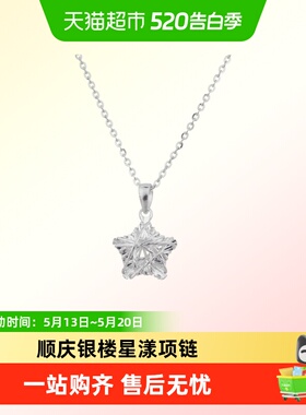 顺庆银楼足银项链