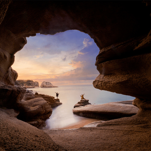 霞浦旅游 东海一号线-海尾角城堡大京沙滩丹湾观景台下尾岛太姥山