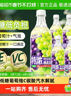 包邮MAXX碳酸饮料汽水冰可乐特浓柠檬柚子树莓桃桃葡萄柚果汁饮品