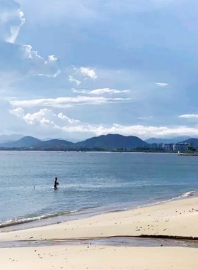 [陵水赤岭渔村-下海拉网捕鱼+岛屿赶海]陵水赤岭渔村赶海+下海拉网捕鱼+