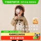 女童秋冬卫衣3男童圆领薄绒上衣宝宝加绒秋装 可爱5岁儿童卡通衣服