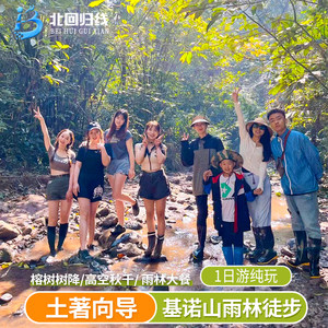 西双版纳基诺山雨林徒步一日游提供专业雨鞋-项目全含丨土著向导