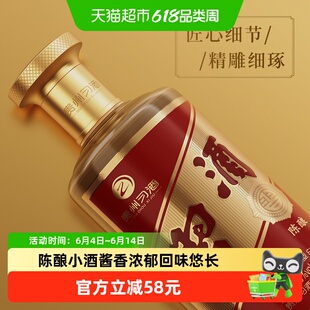 习酒金字陈酿53度酱香型白酒100ml*2瓶酱香浓郁回味悠长婚宴送礼