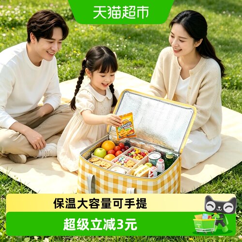 达福芮保温户外大容量手提野餐包