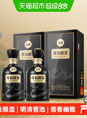 古井贡酒古20-42度500ml*2瓶白酒