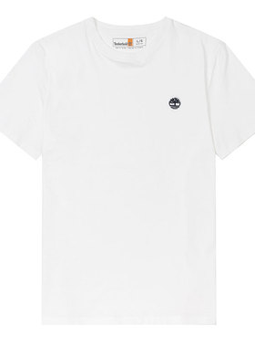 【自营】添柏岚短袖T恤时尚男装白色修身半袖圆领运动服A2EKJ100