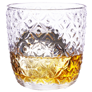 意大利IVV水晶玻璃洋酒杯家用果汁杯轻奢水杯威士忌酒杯60年代