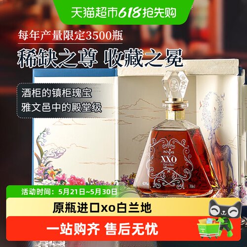 法国进口白兰地雅文邑XO洋酒