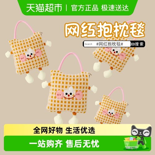 俞兆林两用车载办公午休抱枕毯