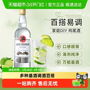 白朗姆酒调酒莫吉托洋酒蓝橙力娇酒利口酒伏特加威士忌基酒烘焙