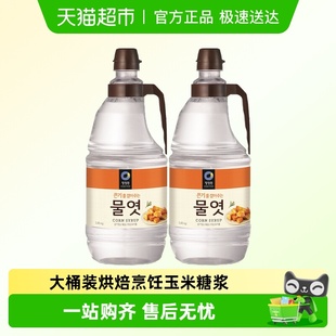 韩国进口清净园糖稀大桶装 麦芽糖玉米糖浆水饴牛轧糖烘焙原料水怡
