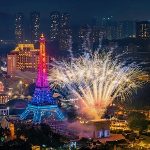 爆款【珠海+深圳3天游】珠澳海湾游+地王观光+世界之窗+住4钻酒店