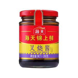 海天锦上鲜蜜汁叉烧酱280g/瓶家用烤肉腌制烧烤红烧家用