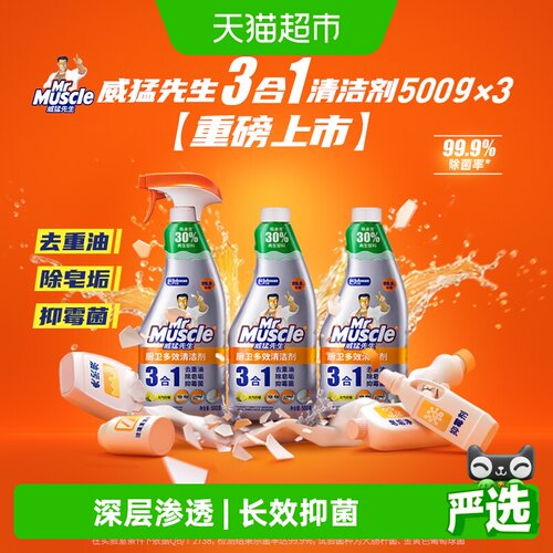 威猛先生油污清洁剂500g×3瓶