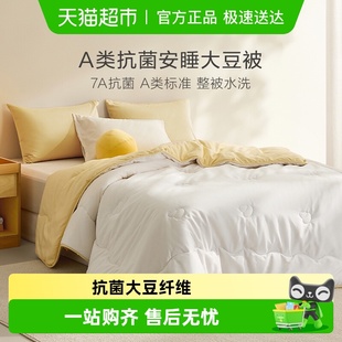 罗莱家纺A类抗菌大豆春秋四季 被子宿舍学生子母被芯加厚保暖冬被