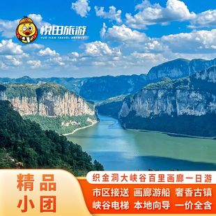 贵州毕节乌江源百里画廊/织金大峡谷织金洞一日游2-8人团纯玩旅游