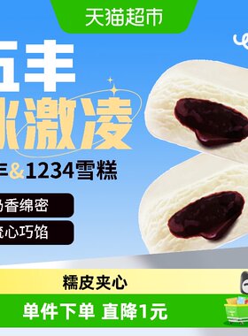 五丰1234糯米糍雪糕冰淇淋