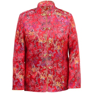 奶奶过寿唐装老年人秋装外套女妈妈生日寿礼套装80岁大寿老人衣服
