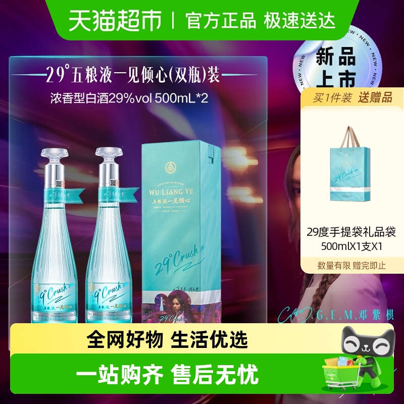 五粮液29度500mL*2白酒