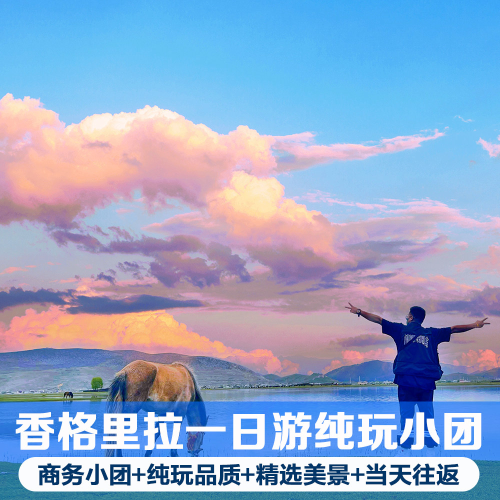 香格里拉一日游纯玩小团虎跳峡伊拉草原独克宗古城松赞林寺云南游